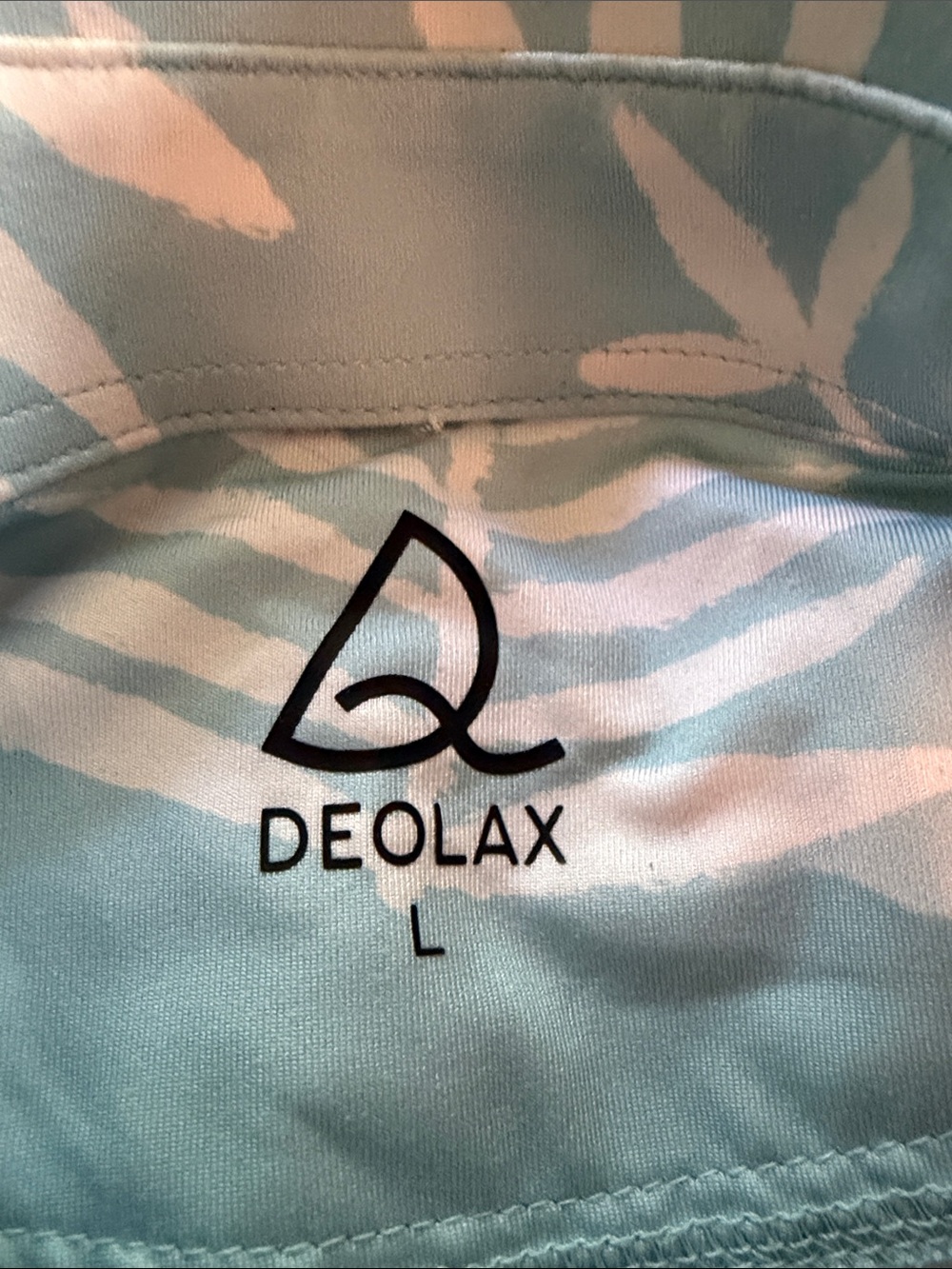 Two Men's Light Blue Printed Polo — Casual Short-Sleeve Collared Shirts - Picture 2 of 3